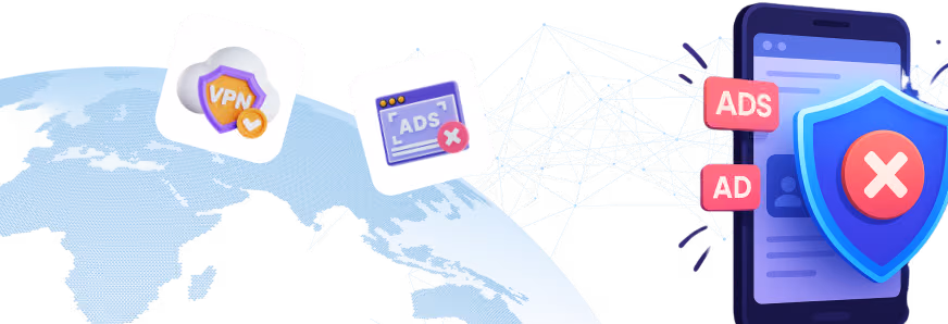 Block ads and stop tracking